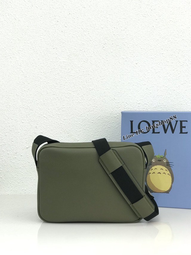 Loewe專櫃經典款military messenger信使包男包 羅意威新款郵差包 11361# lyw1008